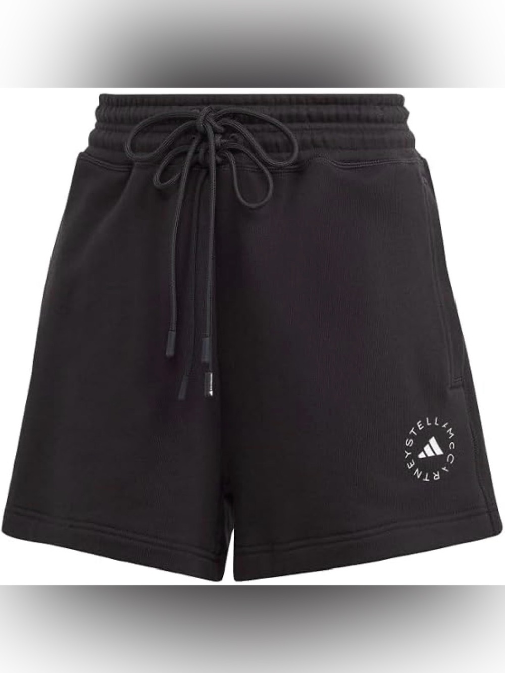Adidas by Stella McCartney Black Athletic Drawcord Shorts IK9093